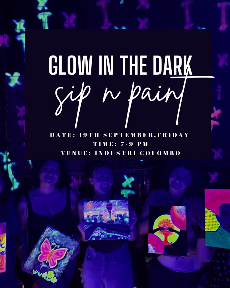 Glow in the Dark Sip n Paint