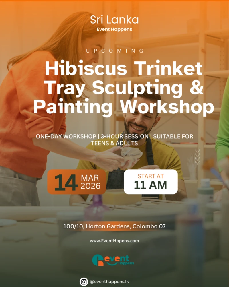 Hibiscus Trinket Tray Sculpting & Painting Workshop