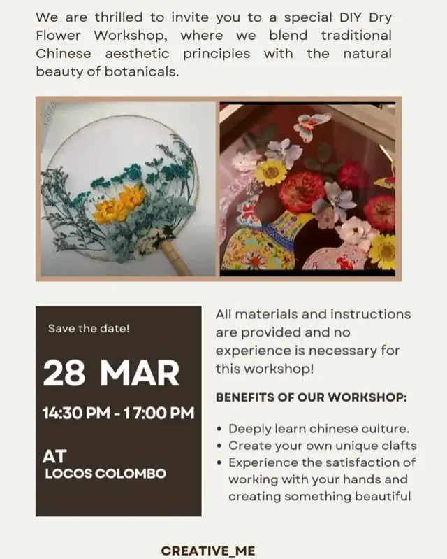 Dry Flower Art Workshop